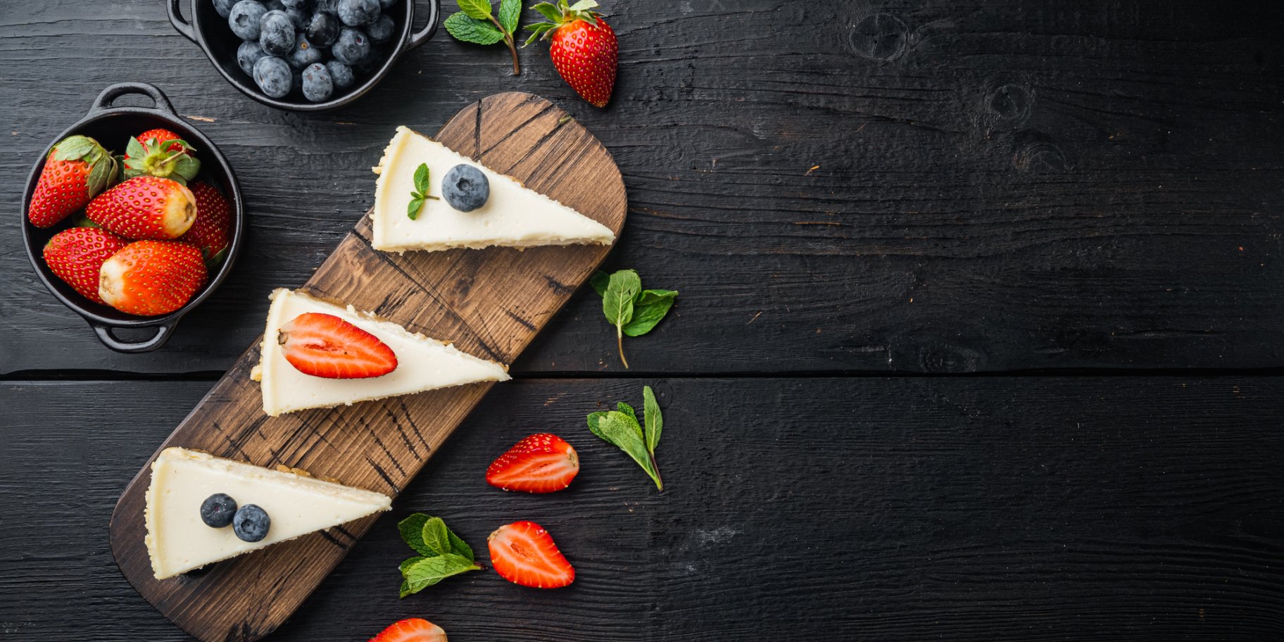 Чизкейк с ягодами