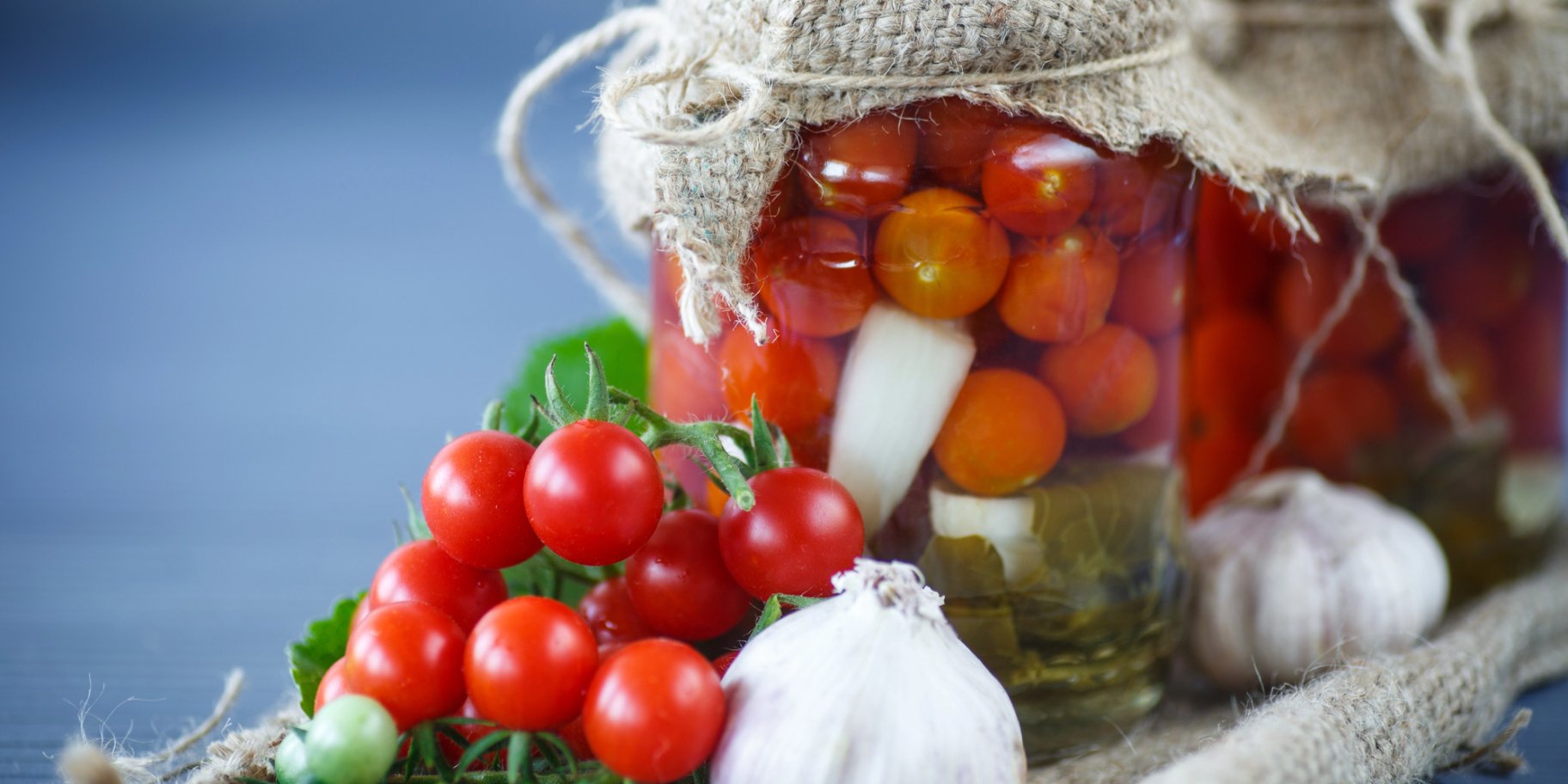 Консервовані помідори з часником «Під снігом»