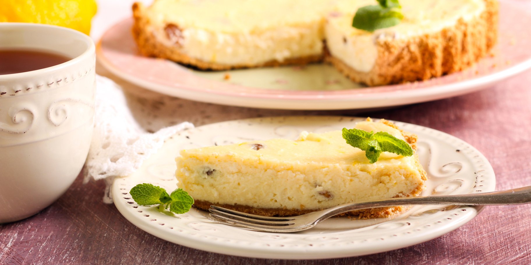 Солодкий сирний пиріг на смальці