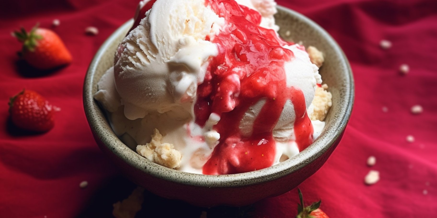 Клубничный сандей