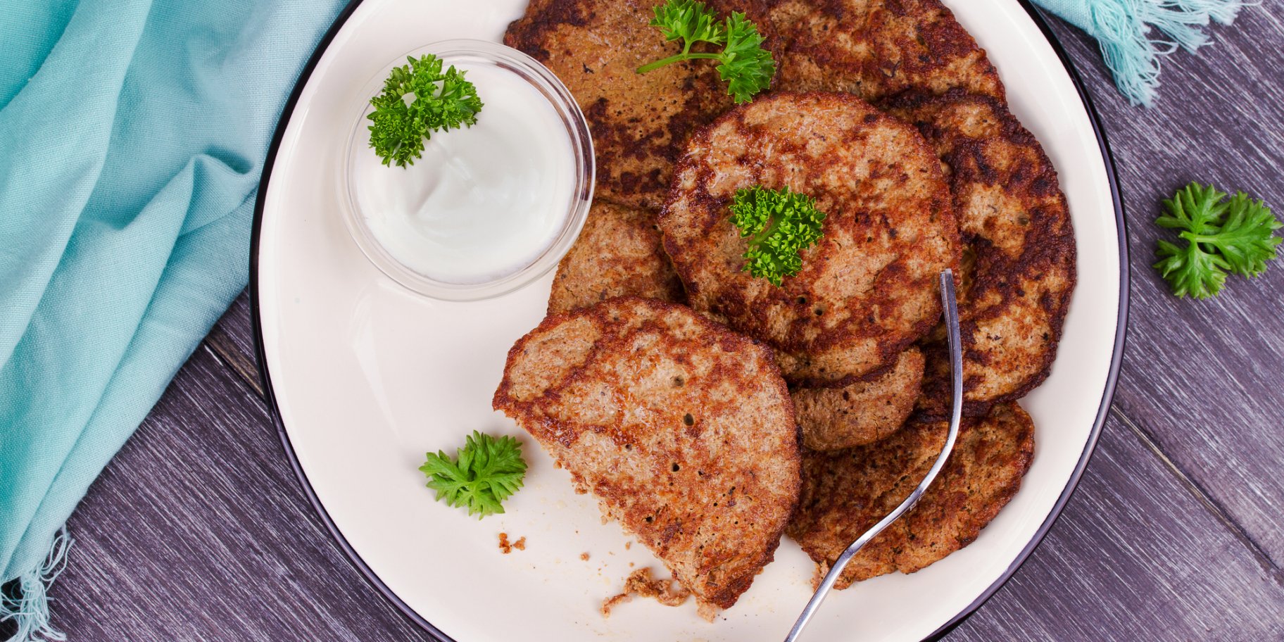 Оладки з курячої печінки