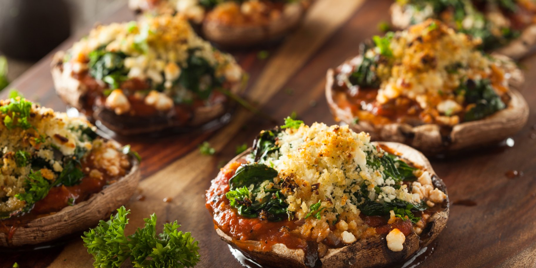 Портобелло з кіноа та пармезаном