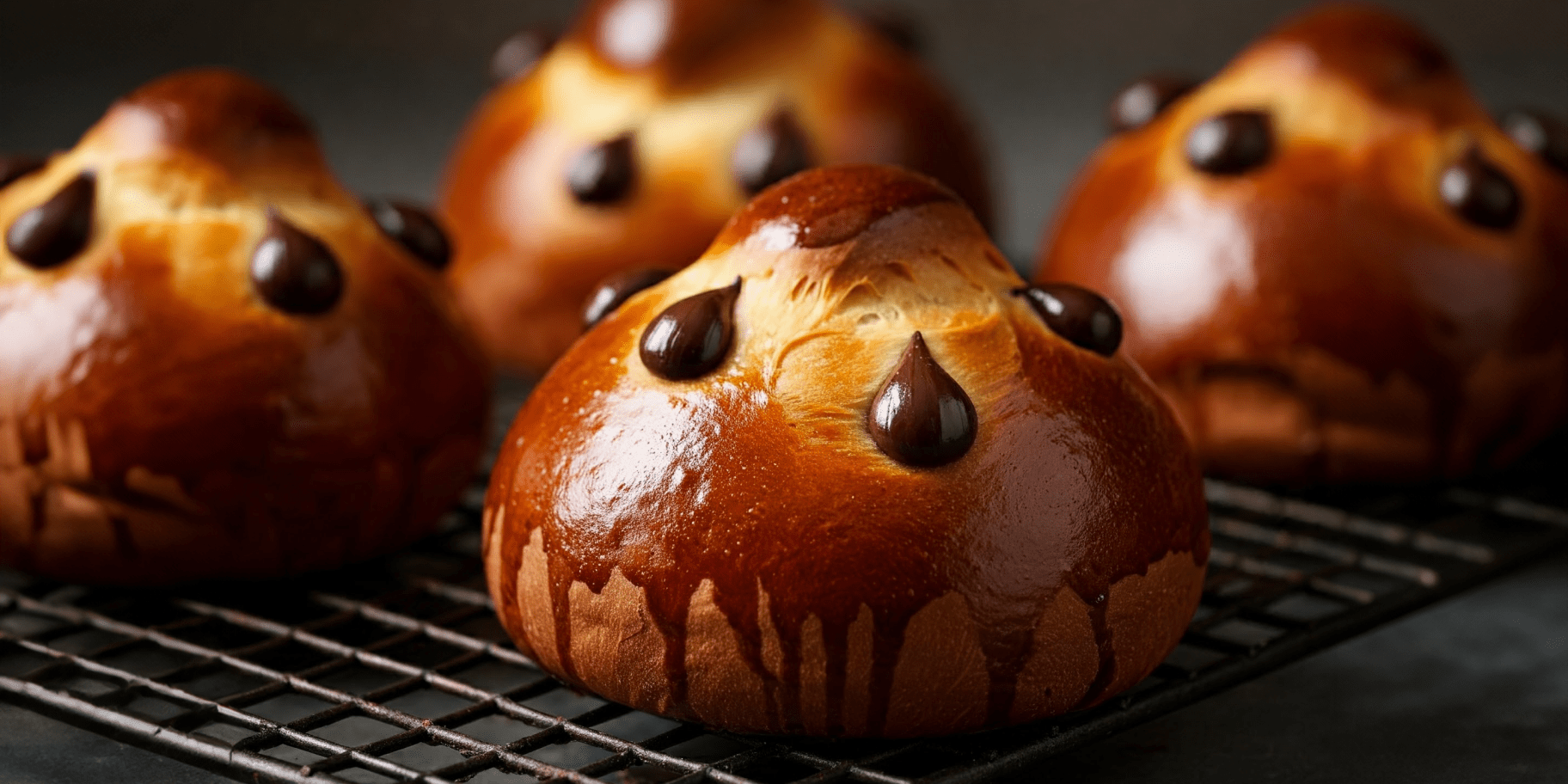 Булочки бріош із шоколадом
