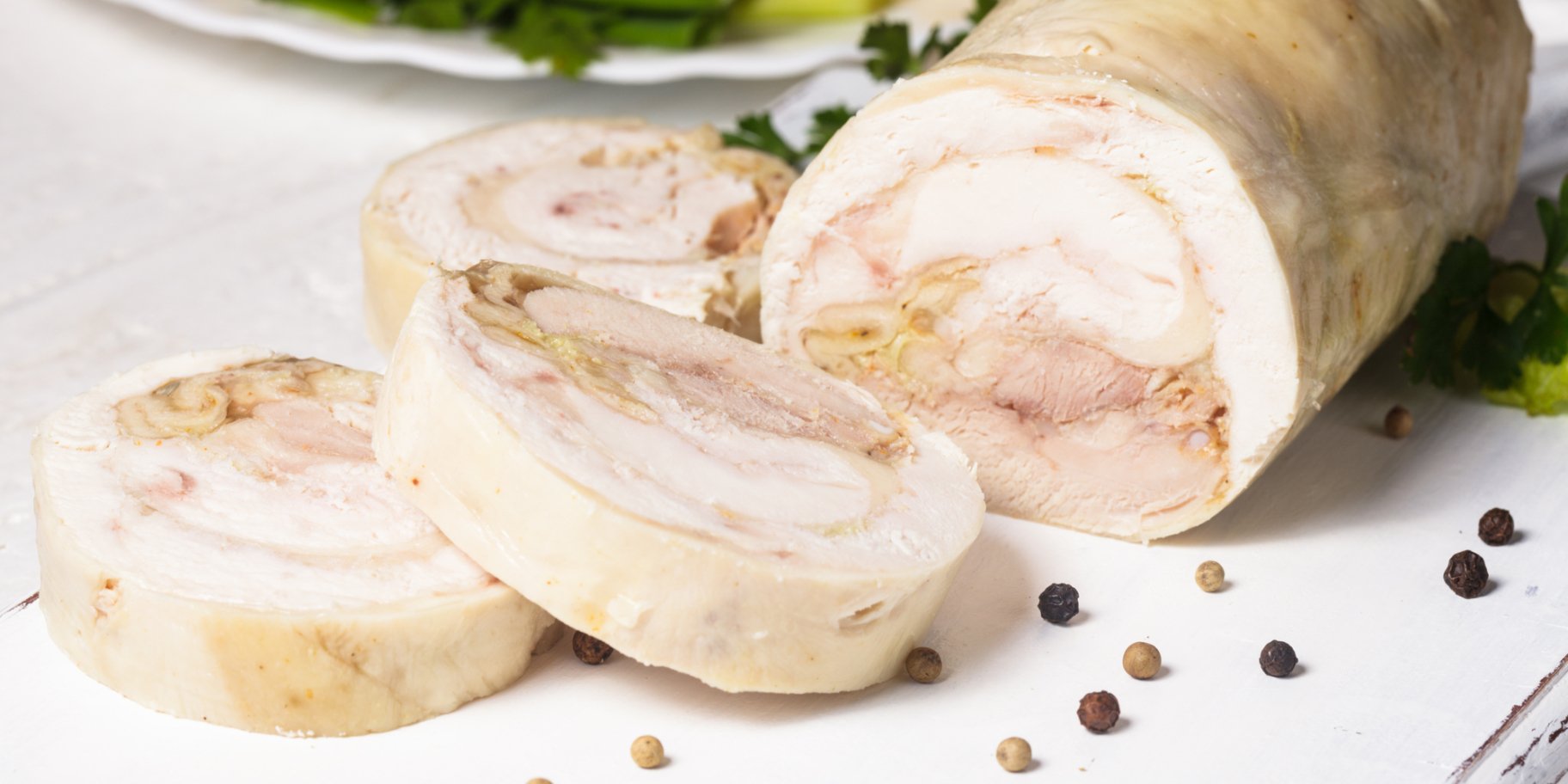 Куриный рулет с желатином