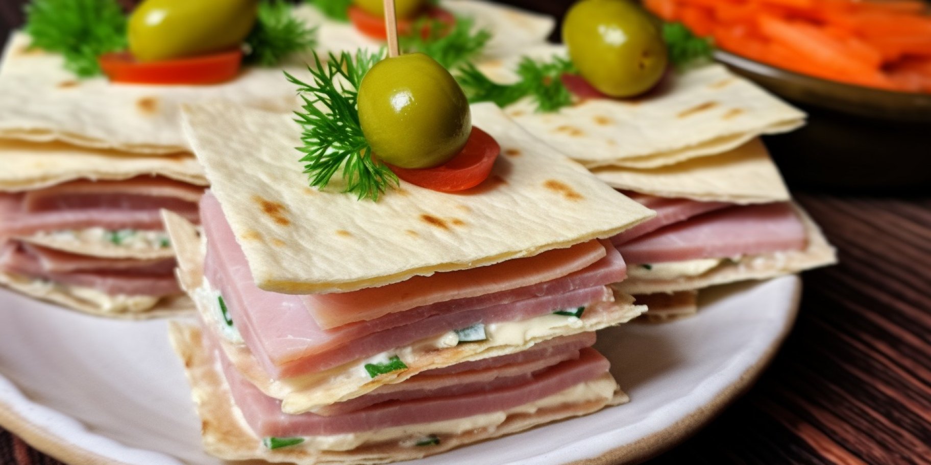 Закуска из лаваша