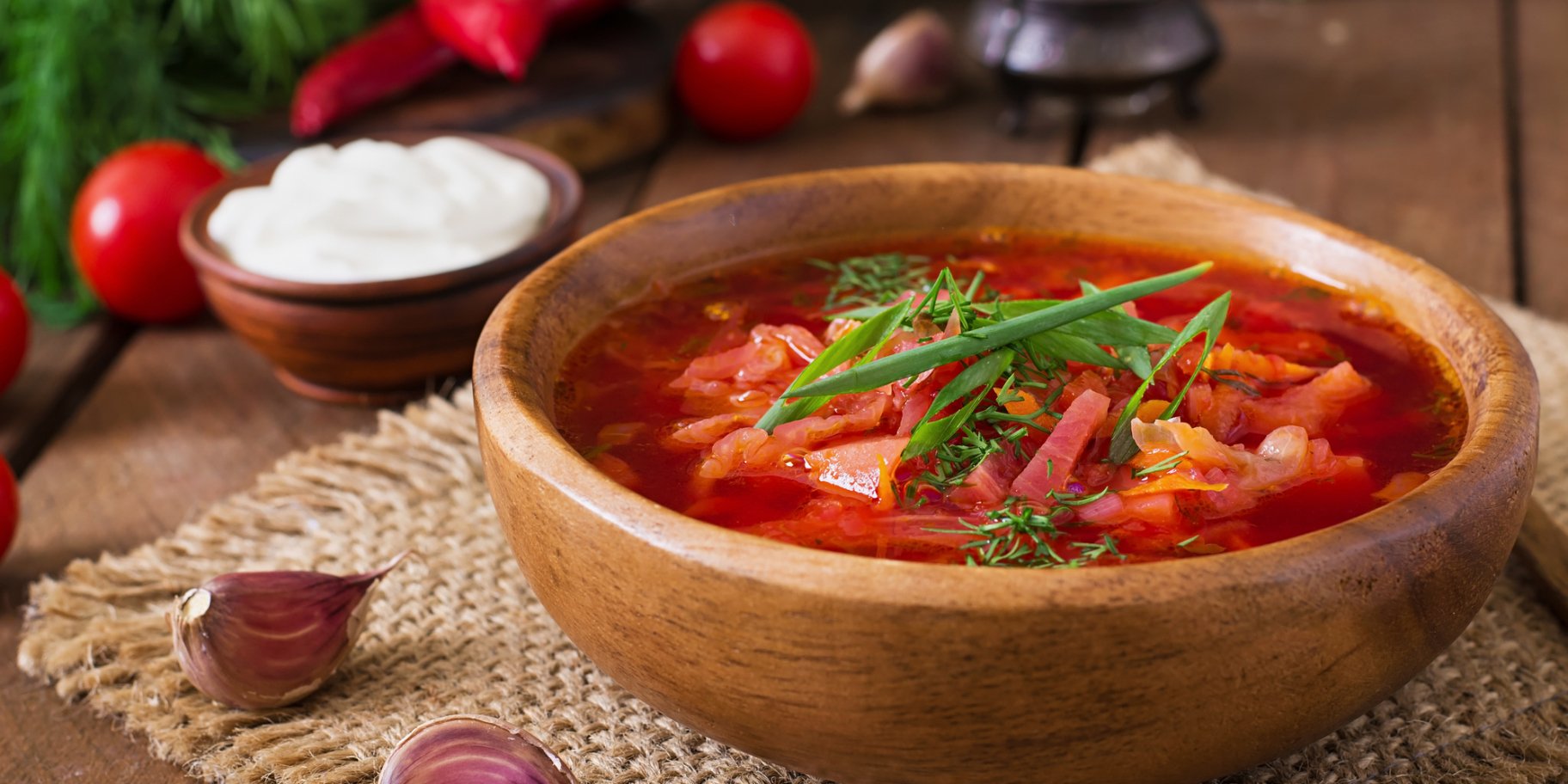 Борщ з рибними консервами