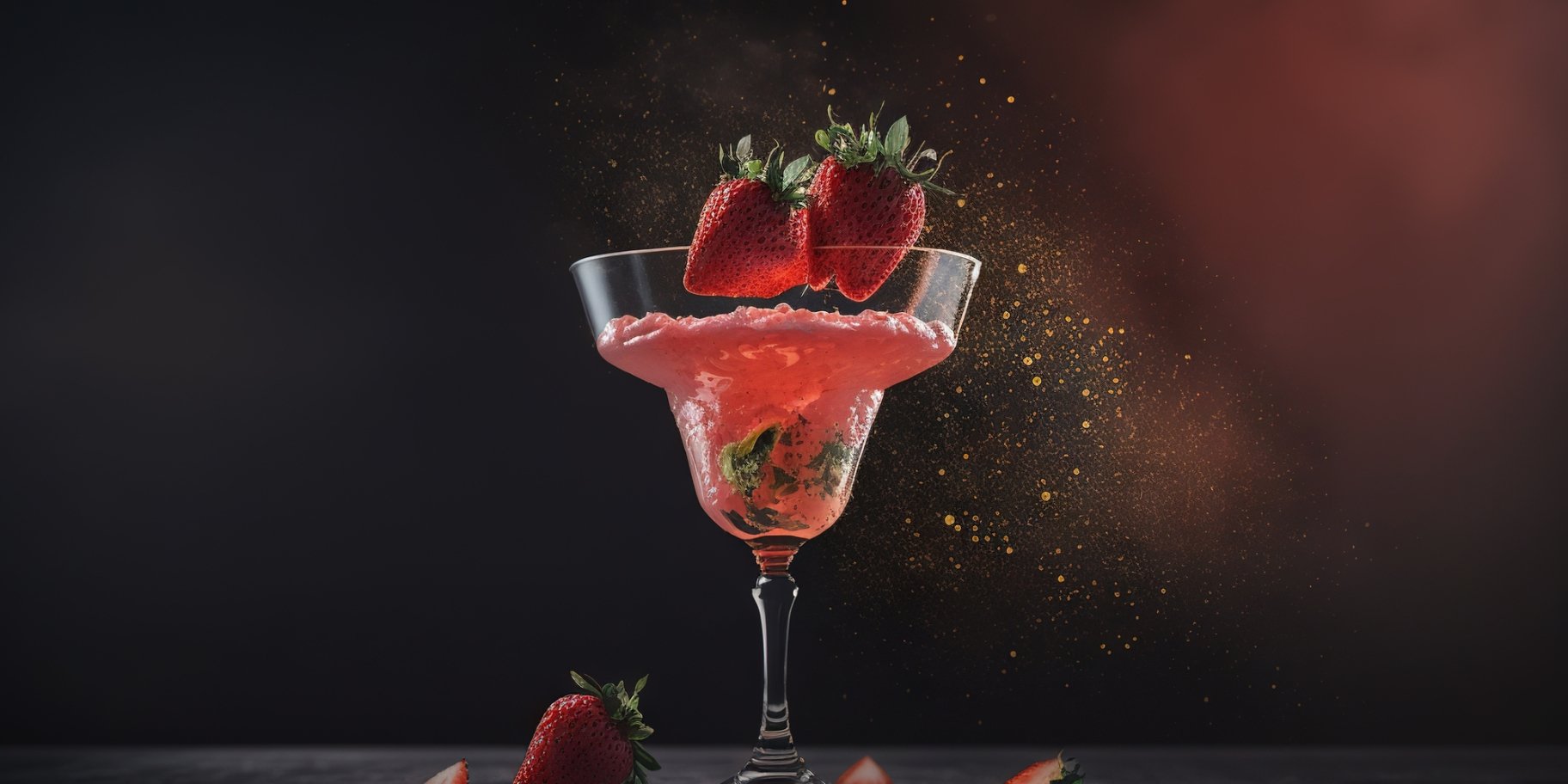 Полуничний коктейль