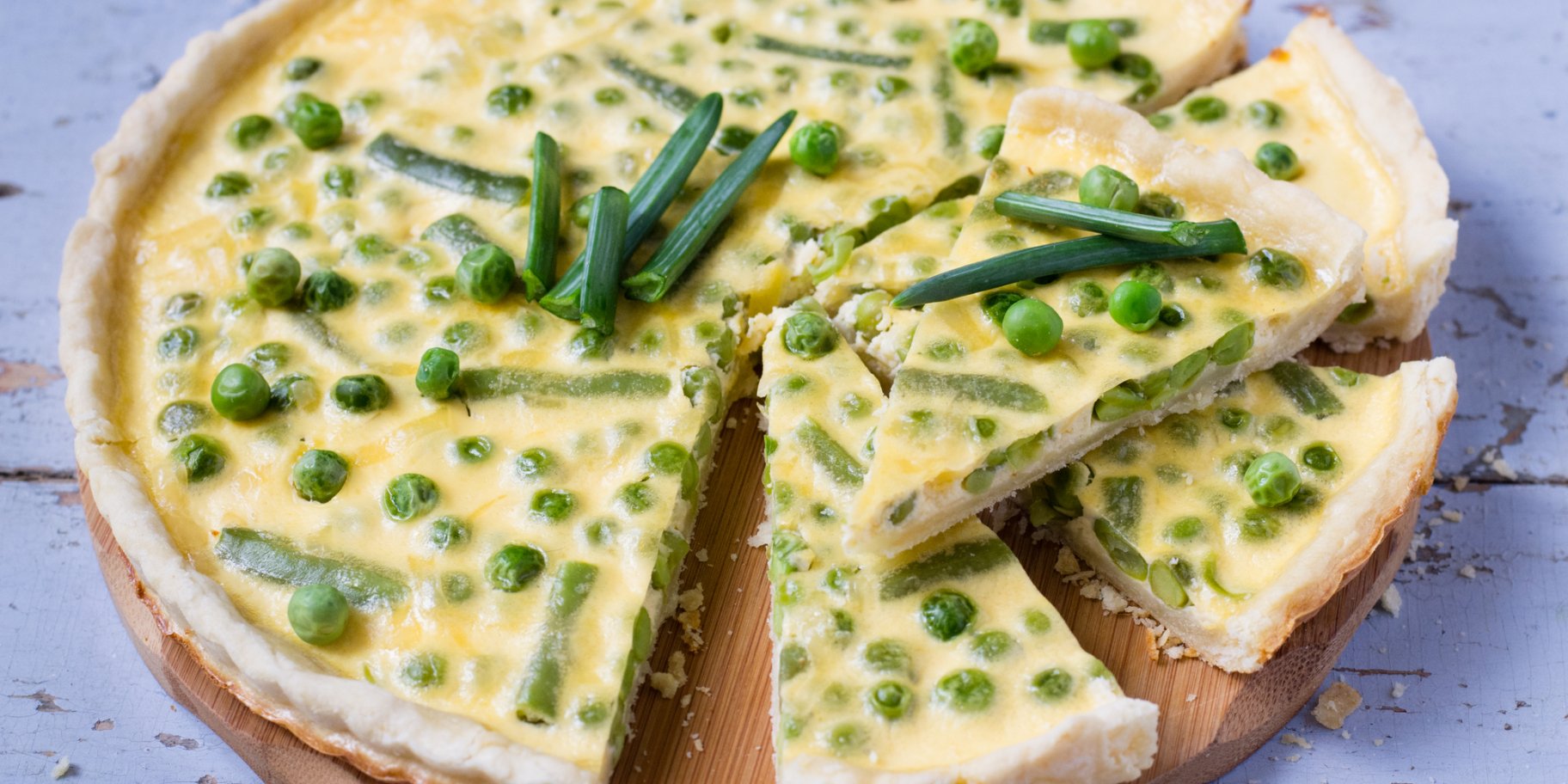 Кіш з горошком