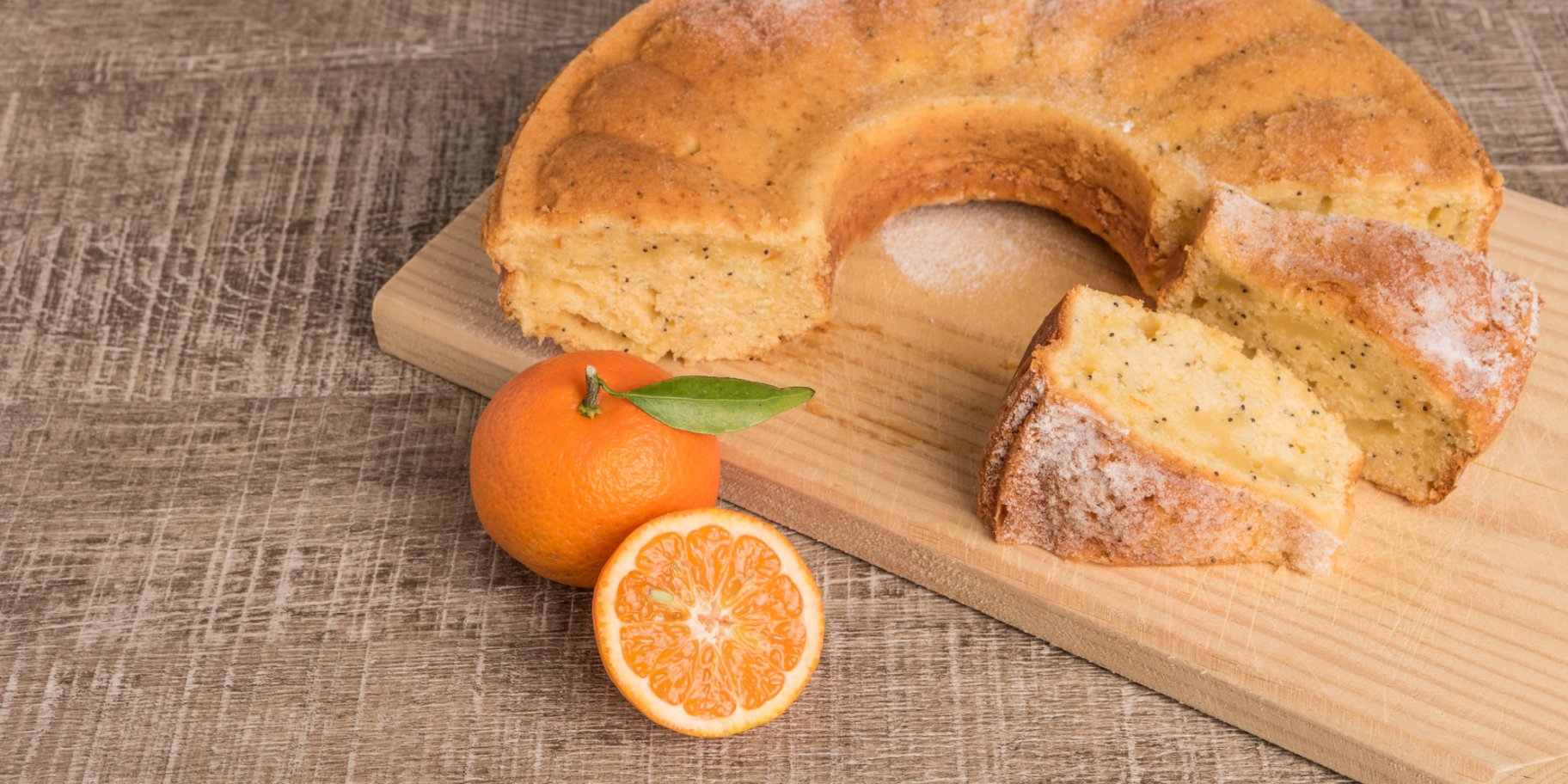 Пирог с клементинами