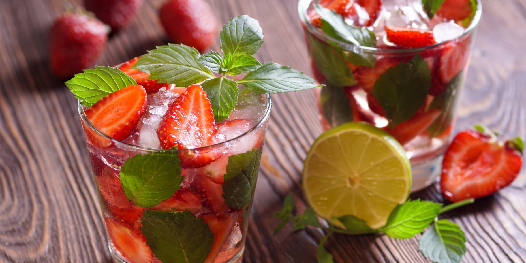 Мохіто з полуницею