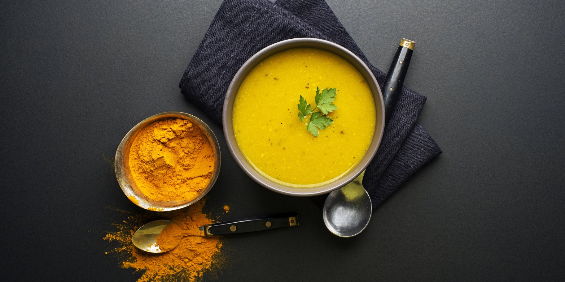 Гарбузовий суп з куркумою