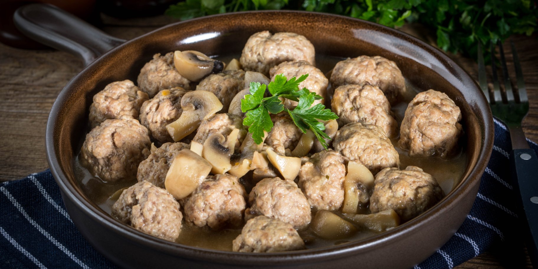 фрикадельки з грибами