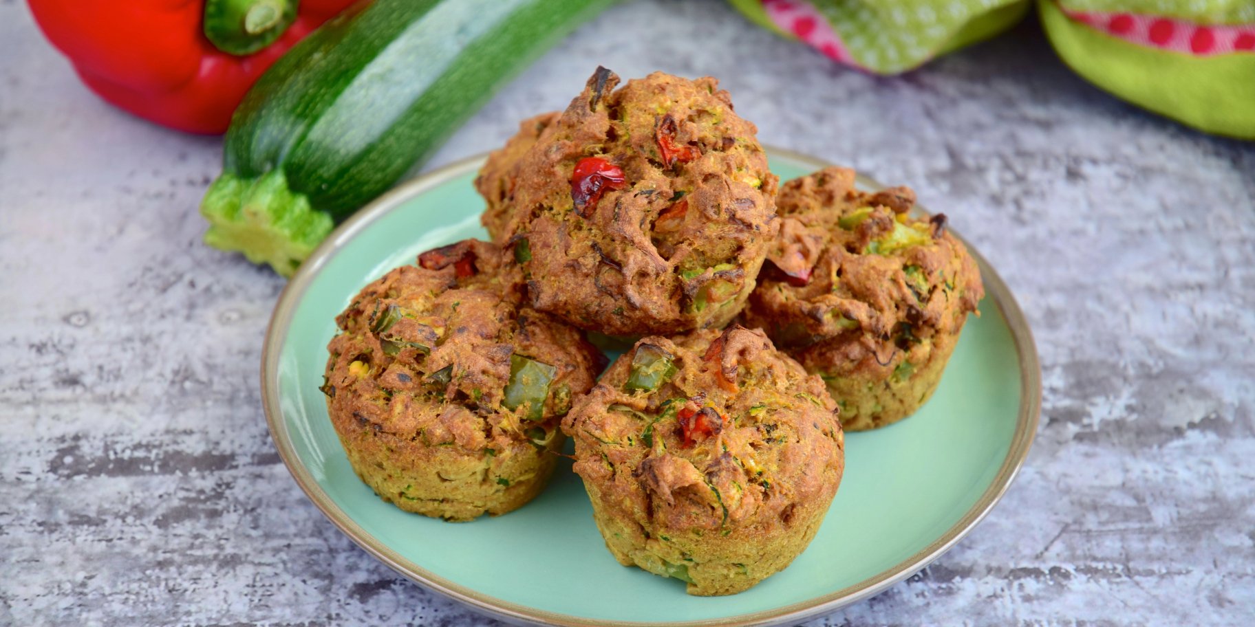 Овочеві кекси з кабачком і картоплею