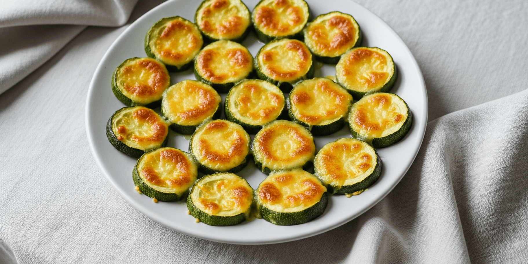 Кабачки, запечені кружальцями