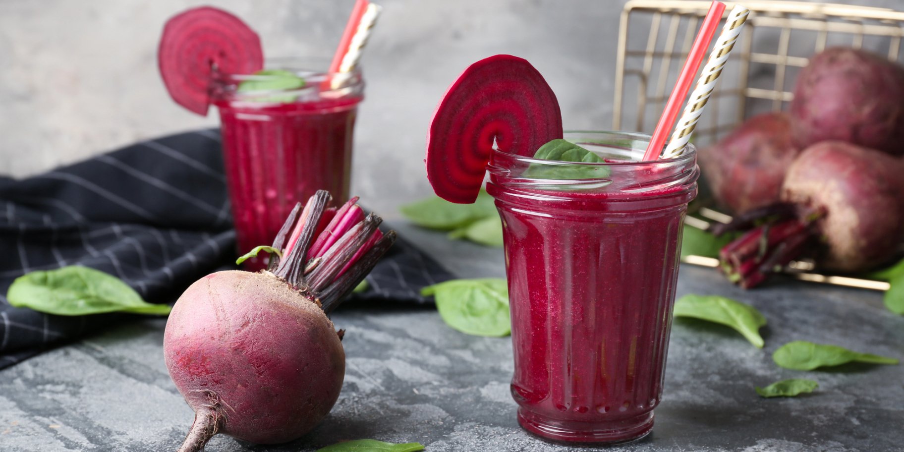 Протеїновий коктейль з буряком