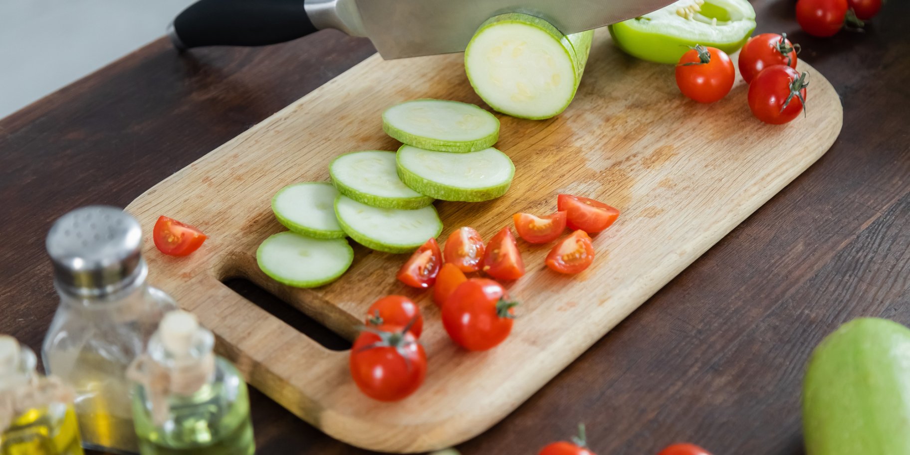 Кабачки й томати