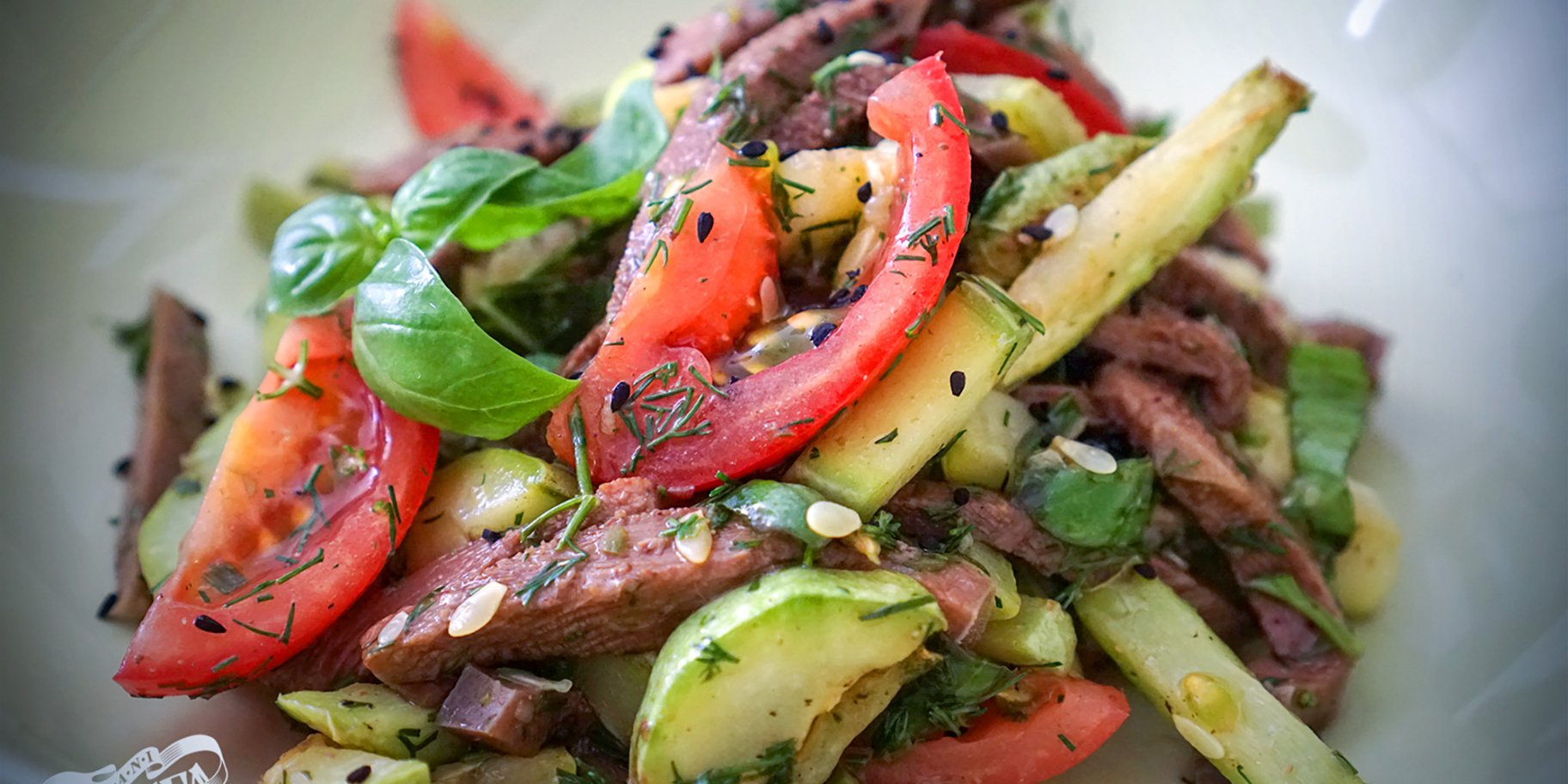 Салат з язиком