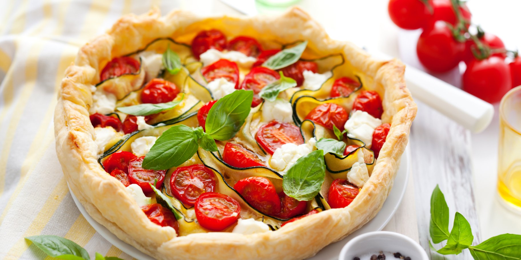 Томатный пирог амиш