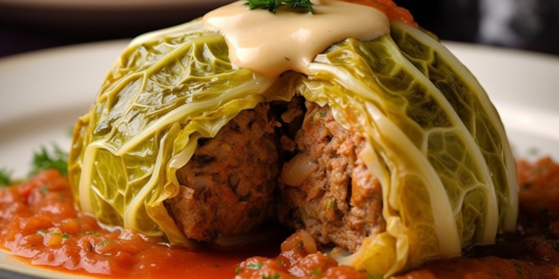 Фарширований качан капусти