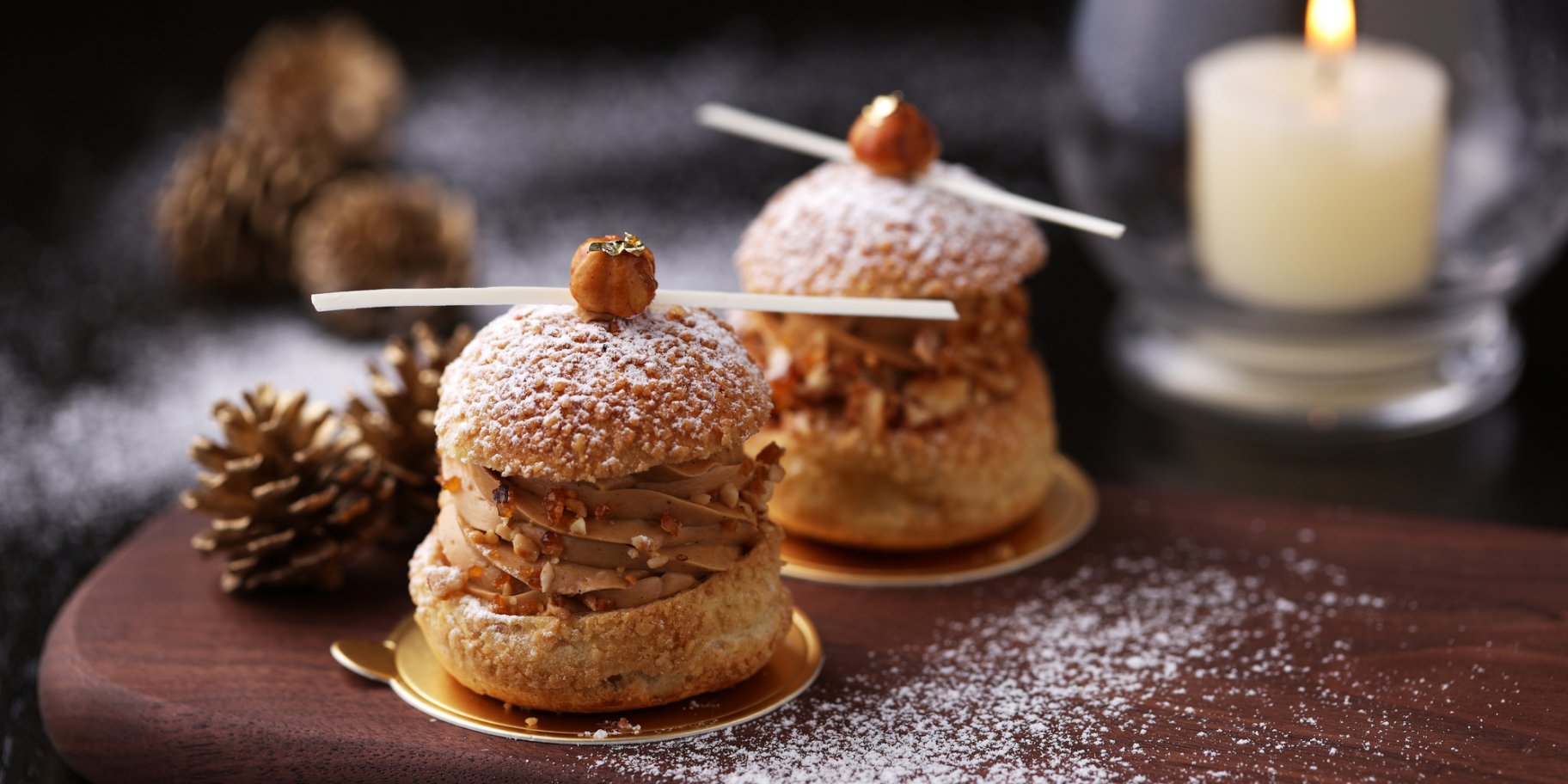 Тістечка шу з шоколадом