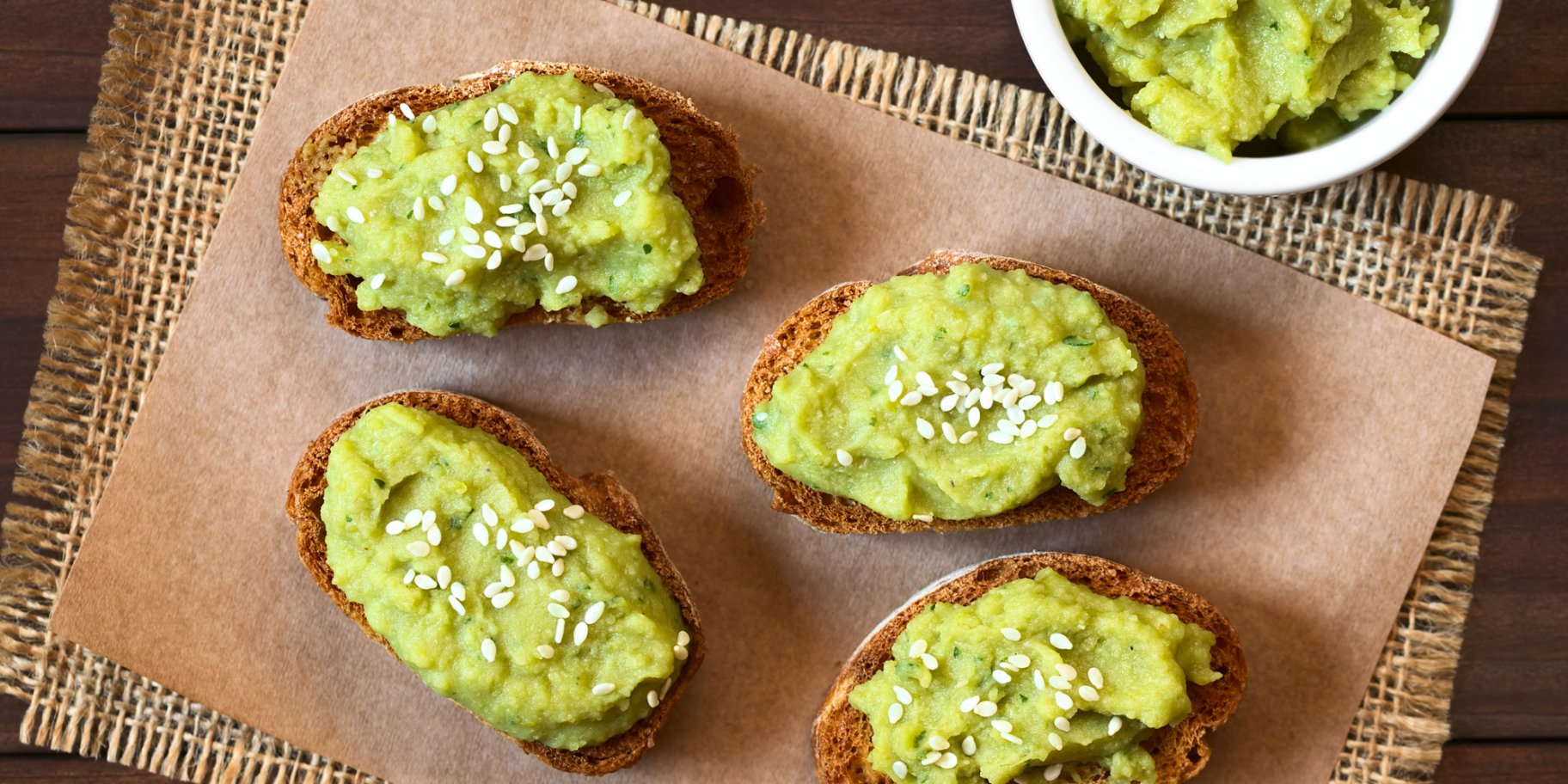 Намазка из зеленого горошка