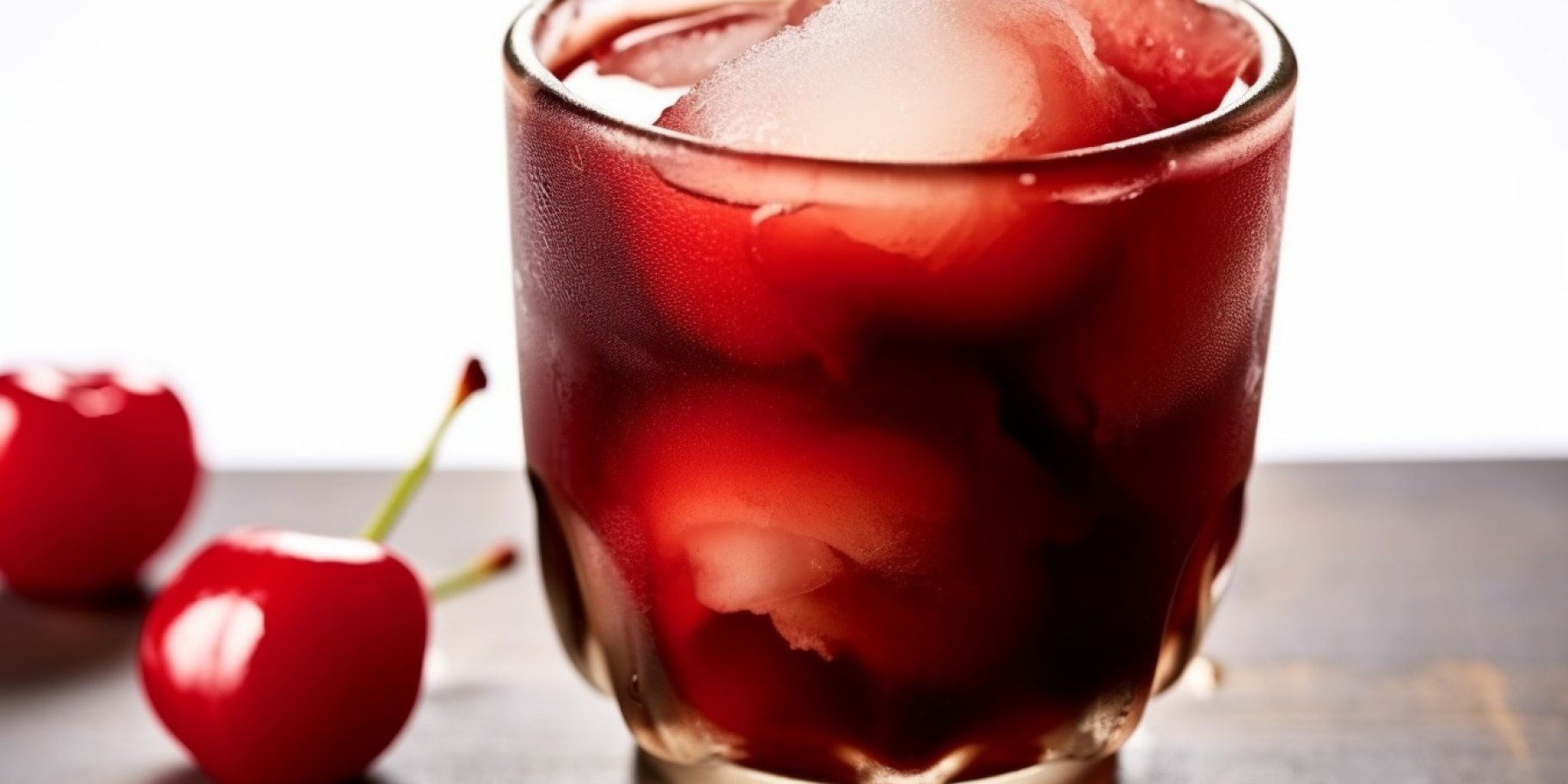 Холодна кава з вишнею та медом