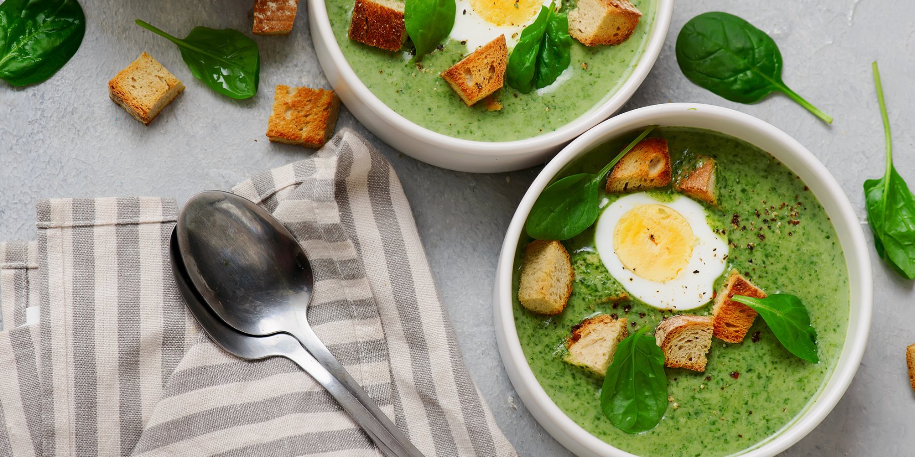 Крем-суп зі шпинату