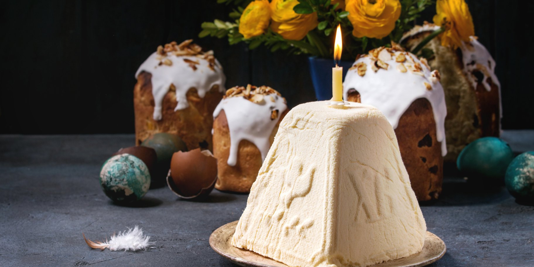 Сирна паска на помадці