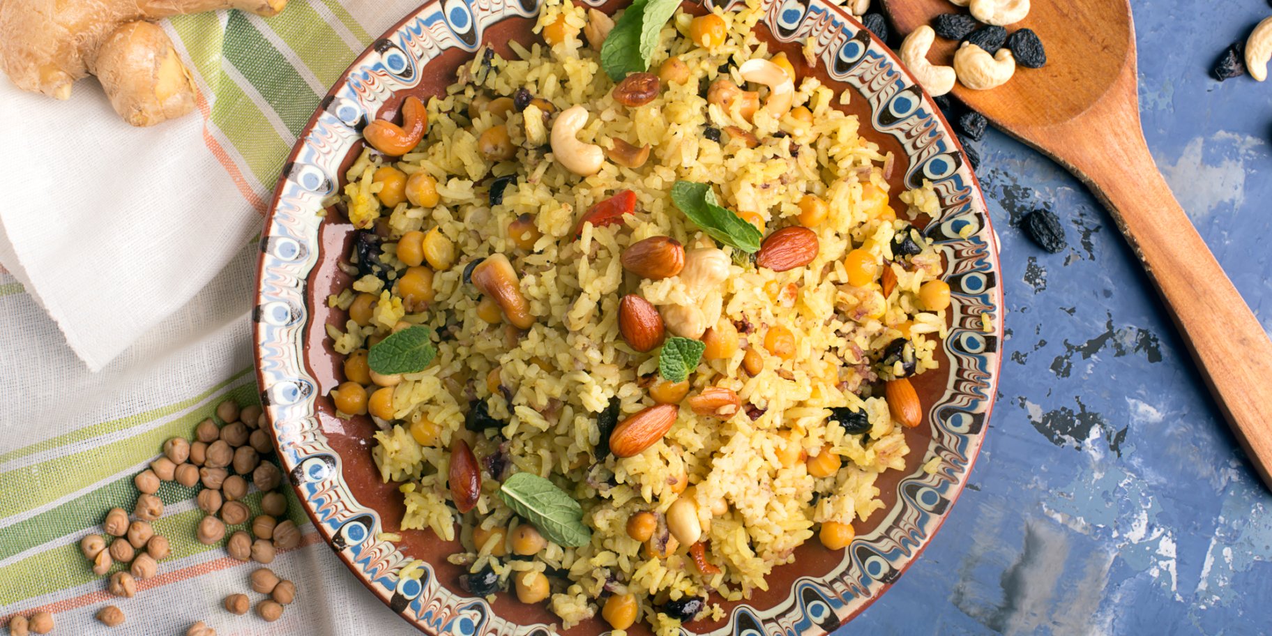 Плов з нутом