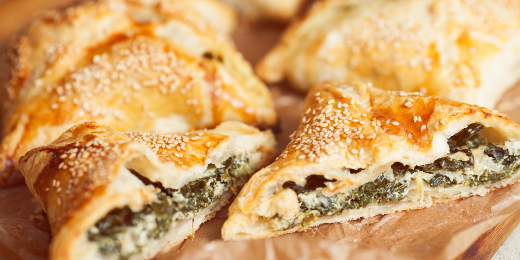 Пиріг зі шпинатом і фетою