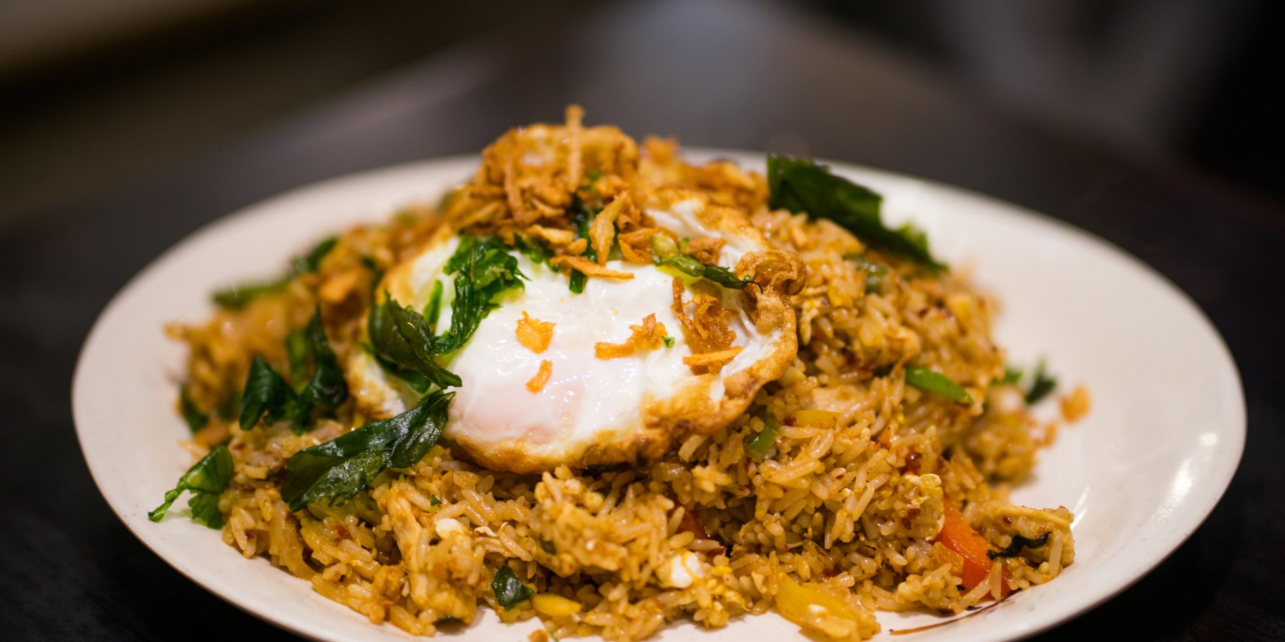 Рис Nasi Goreng з яйцем