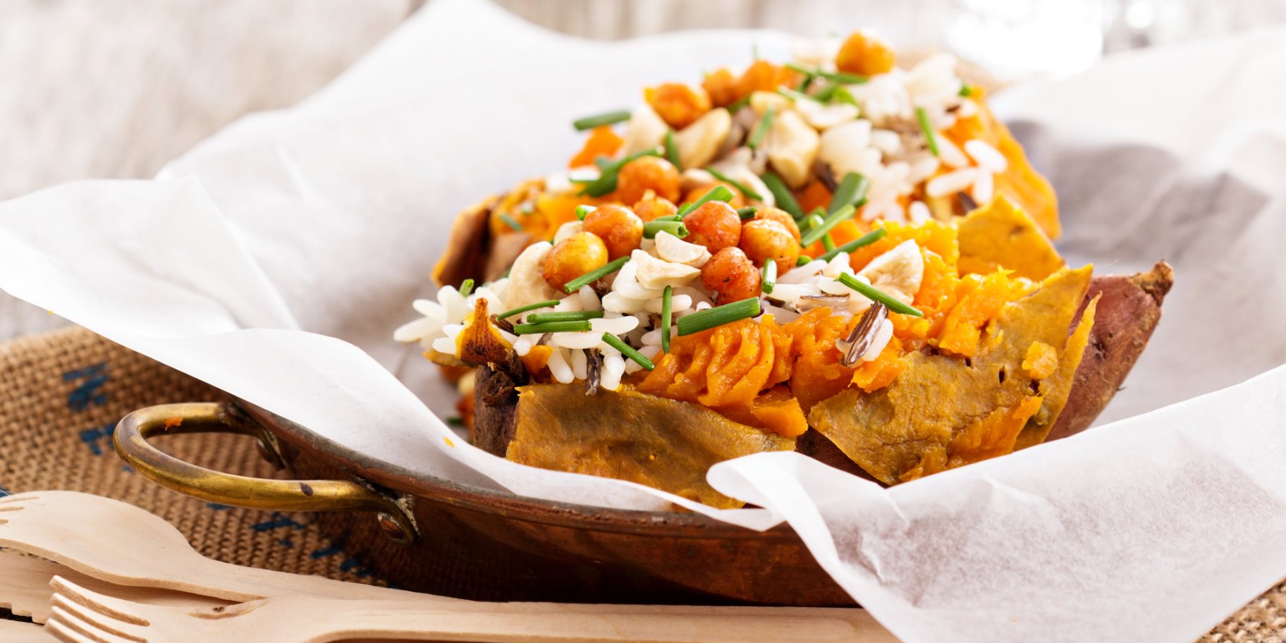 батат з рисом