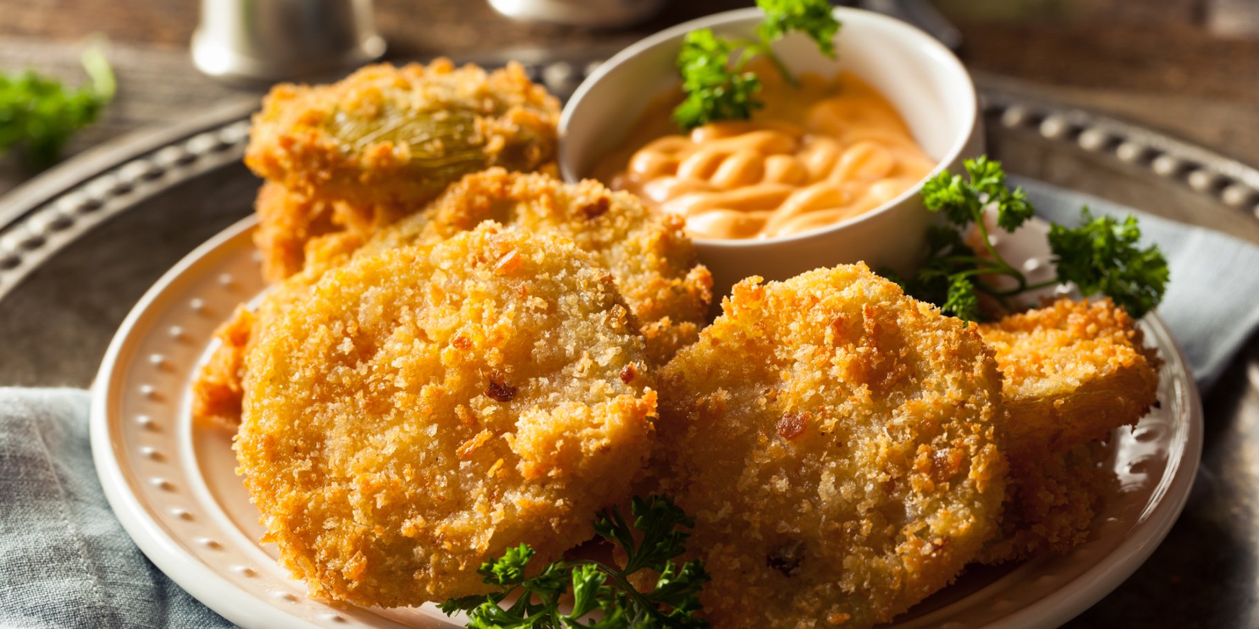 Смажені зелені помідори рецепт