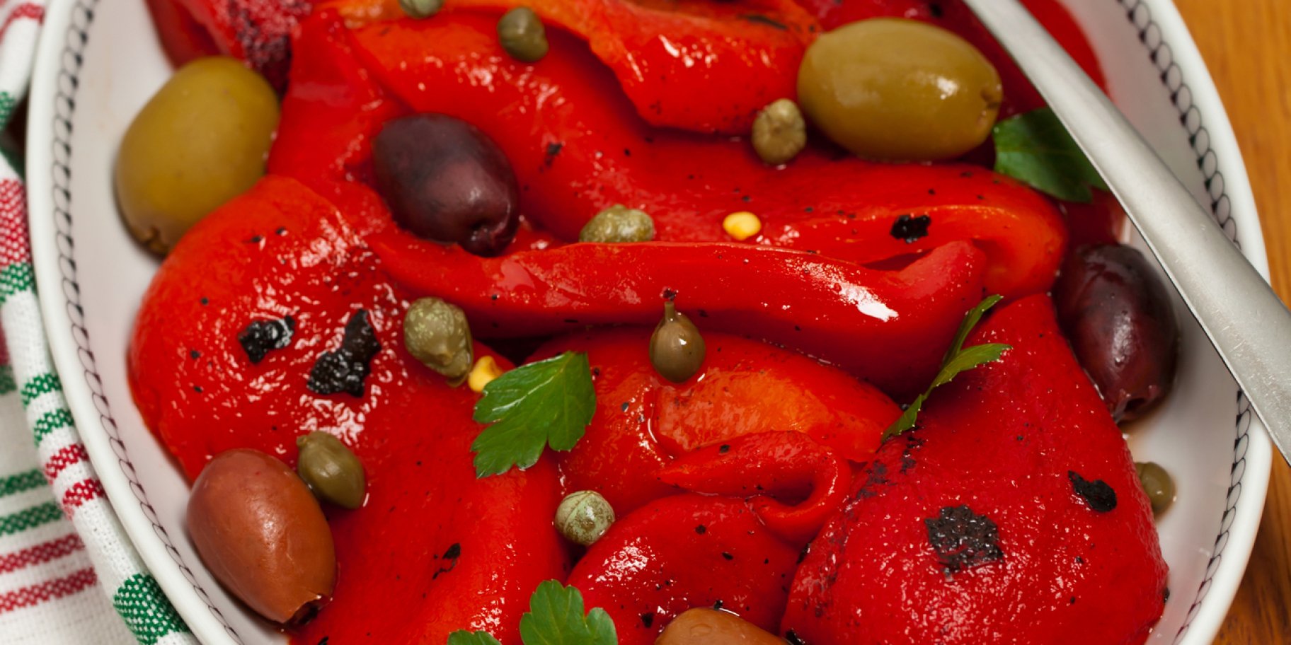 Закуска із запечених перців