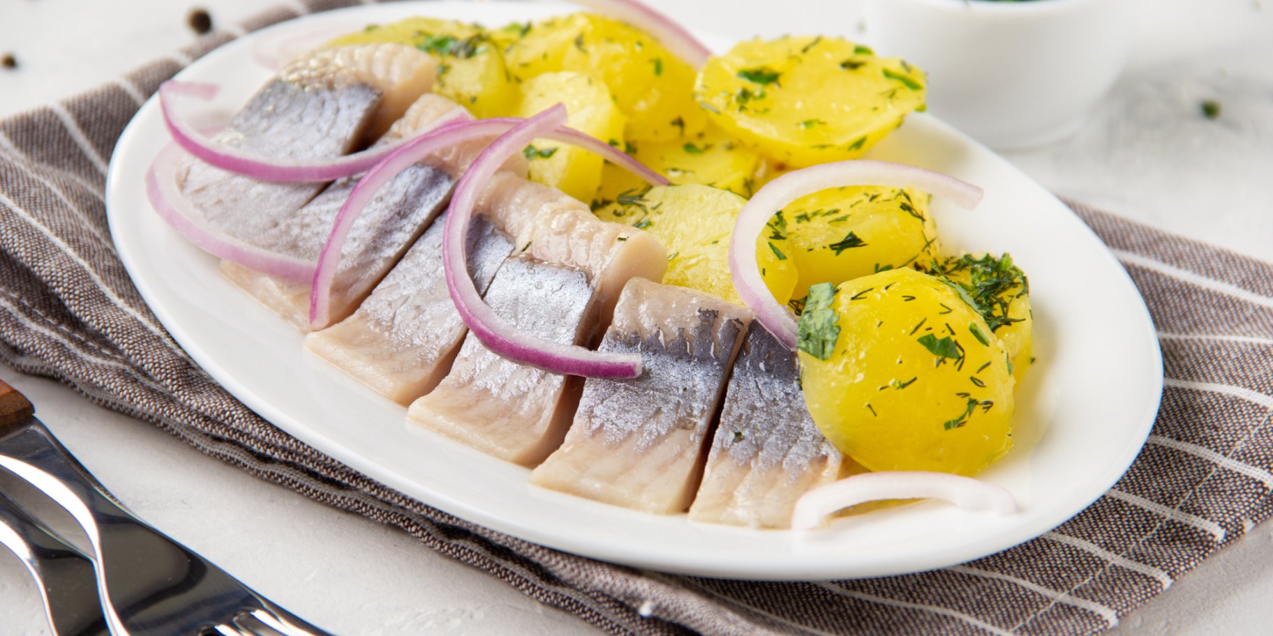 картопля з оселедцем