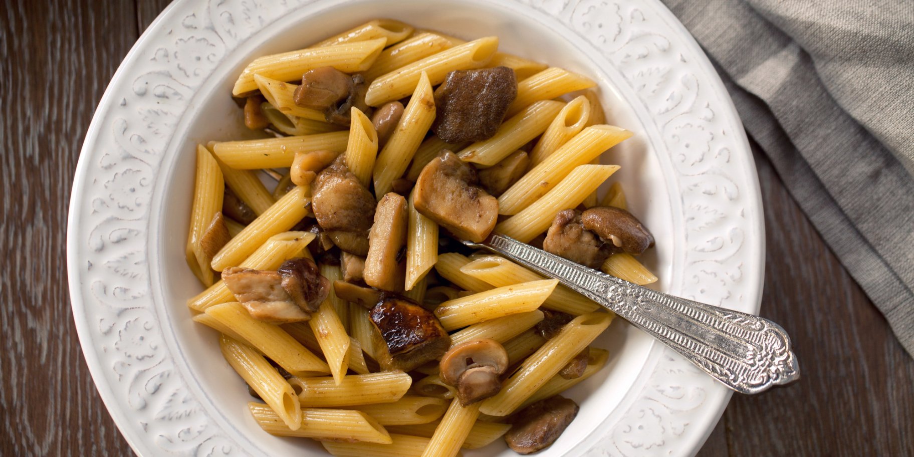 Паста пене з грибами