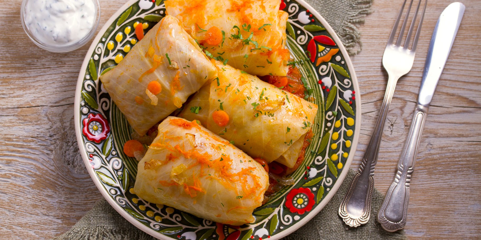 Голубці на тарілці