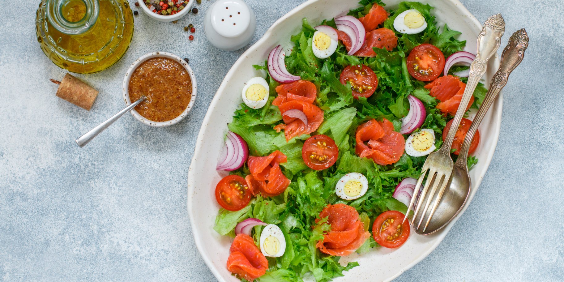 Салат из красной рыбы