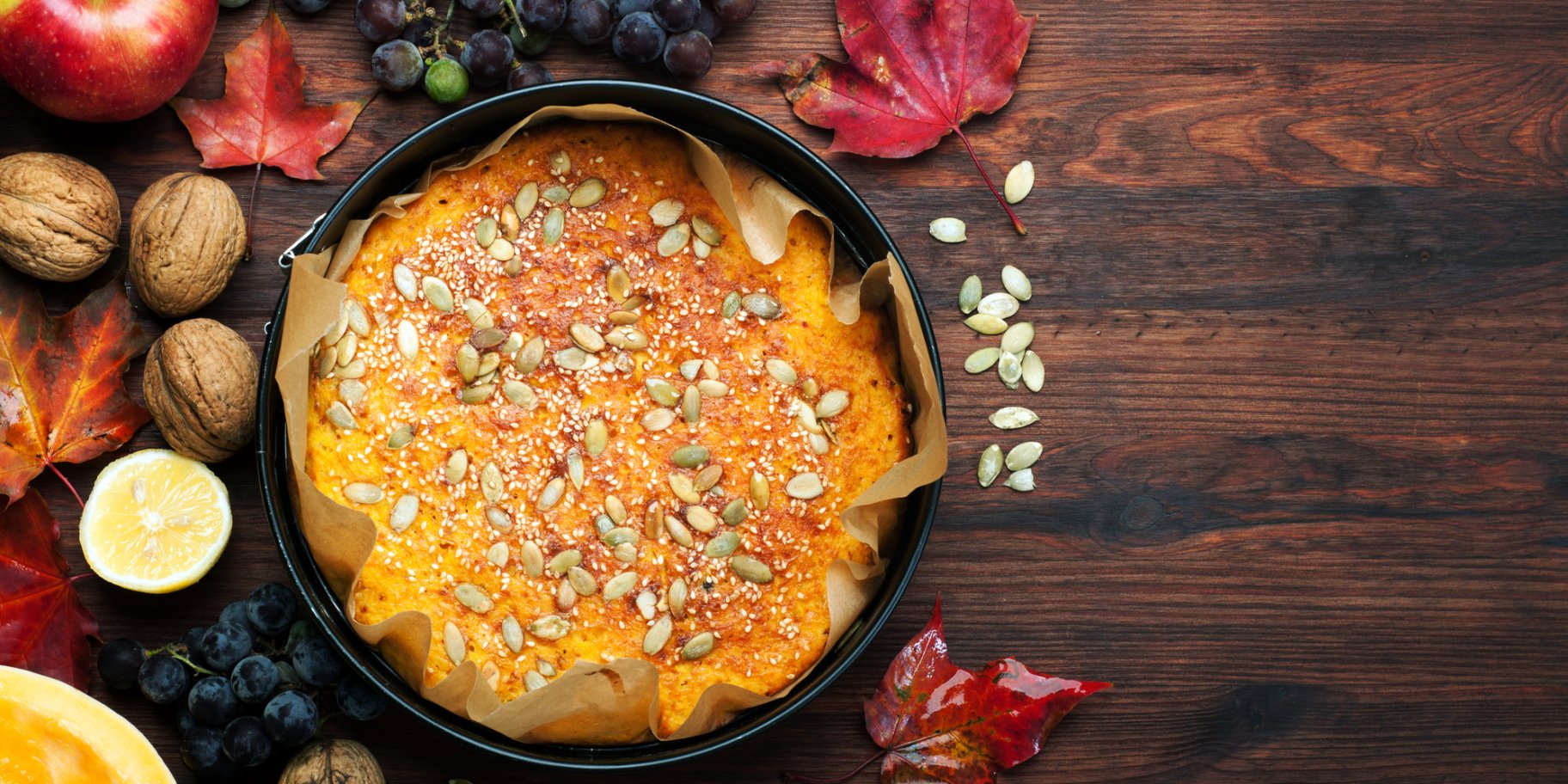 Пирог-невидимка с тыквой