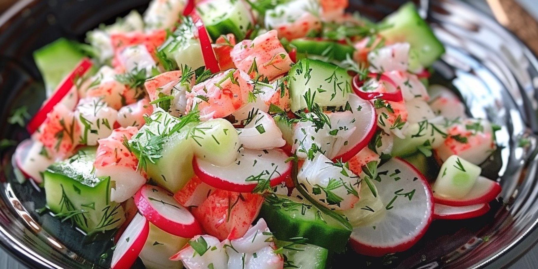 салат із крабових паличок