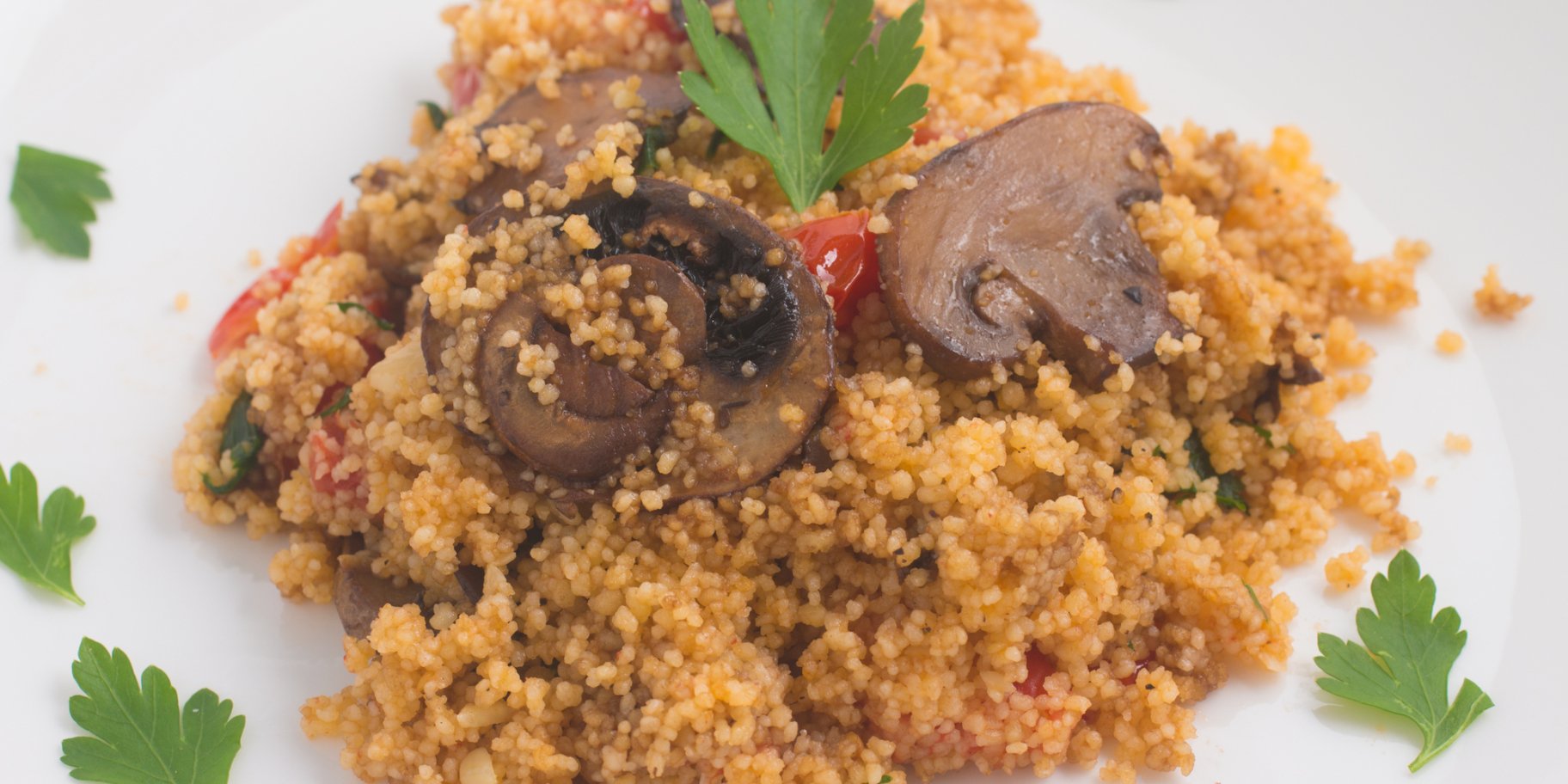 Кускус з грибами