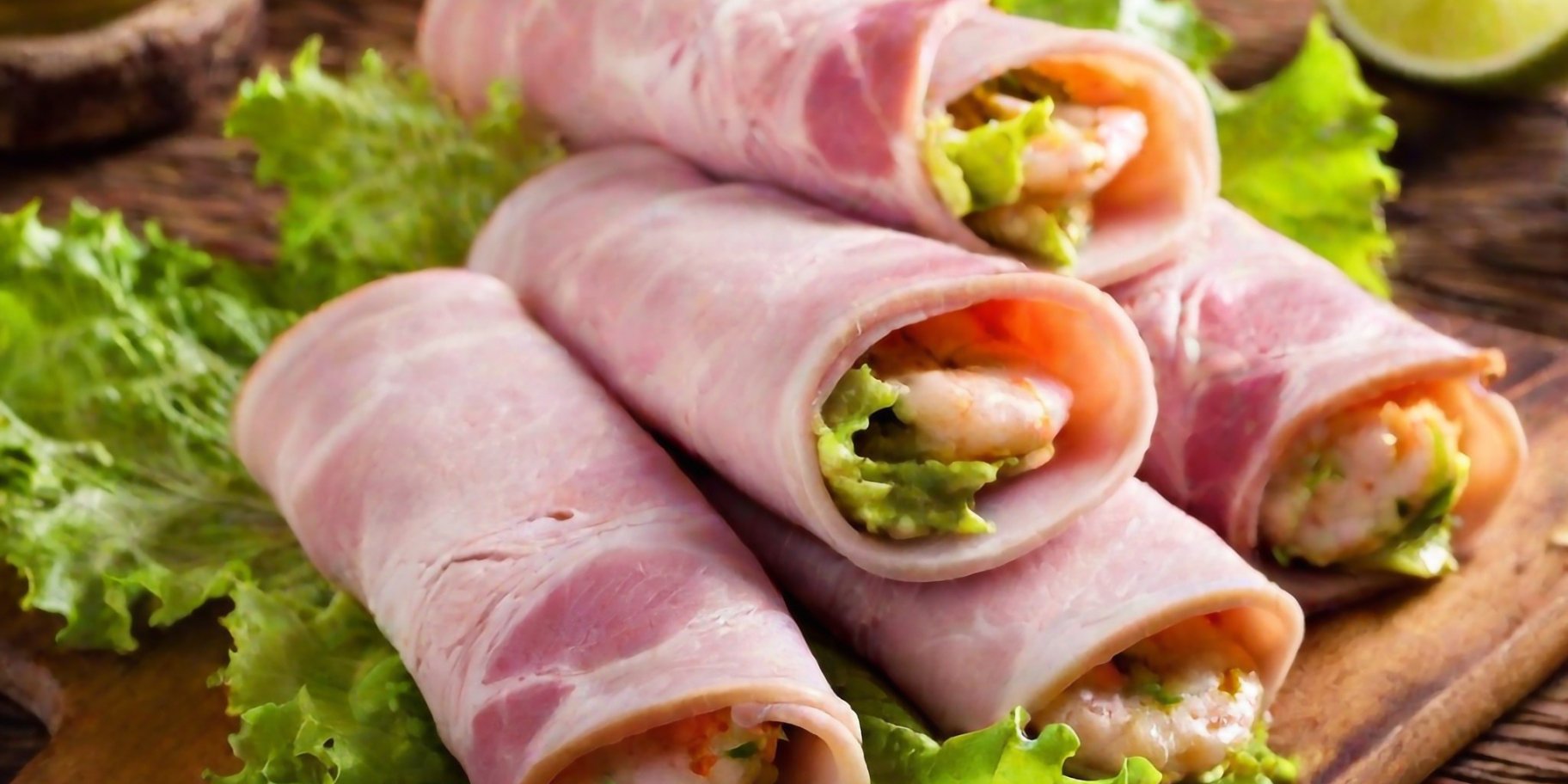 Рулетики із шинки