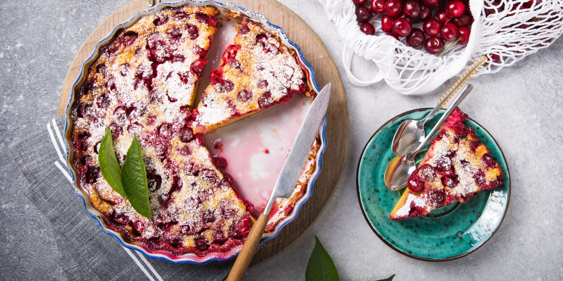 Пиріг з вишнями