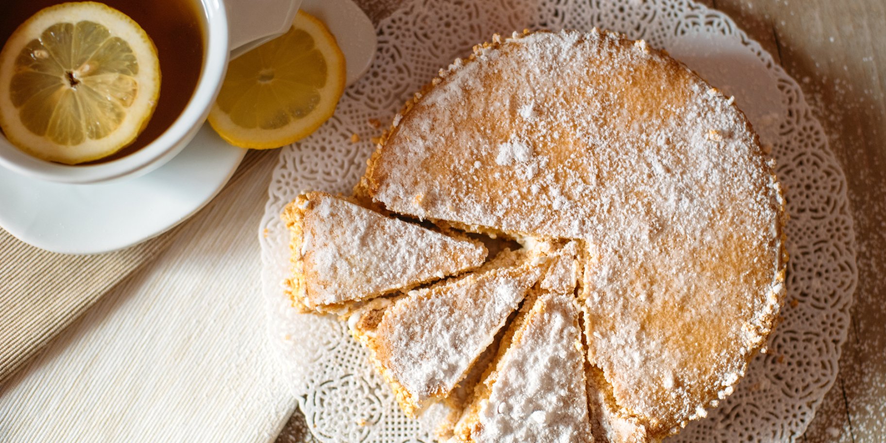 Грушевий пиріг з рикотою