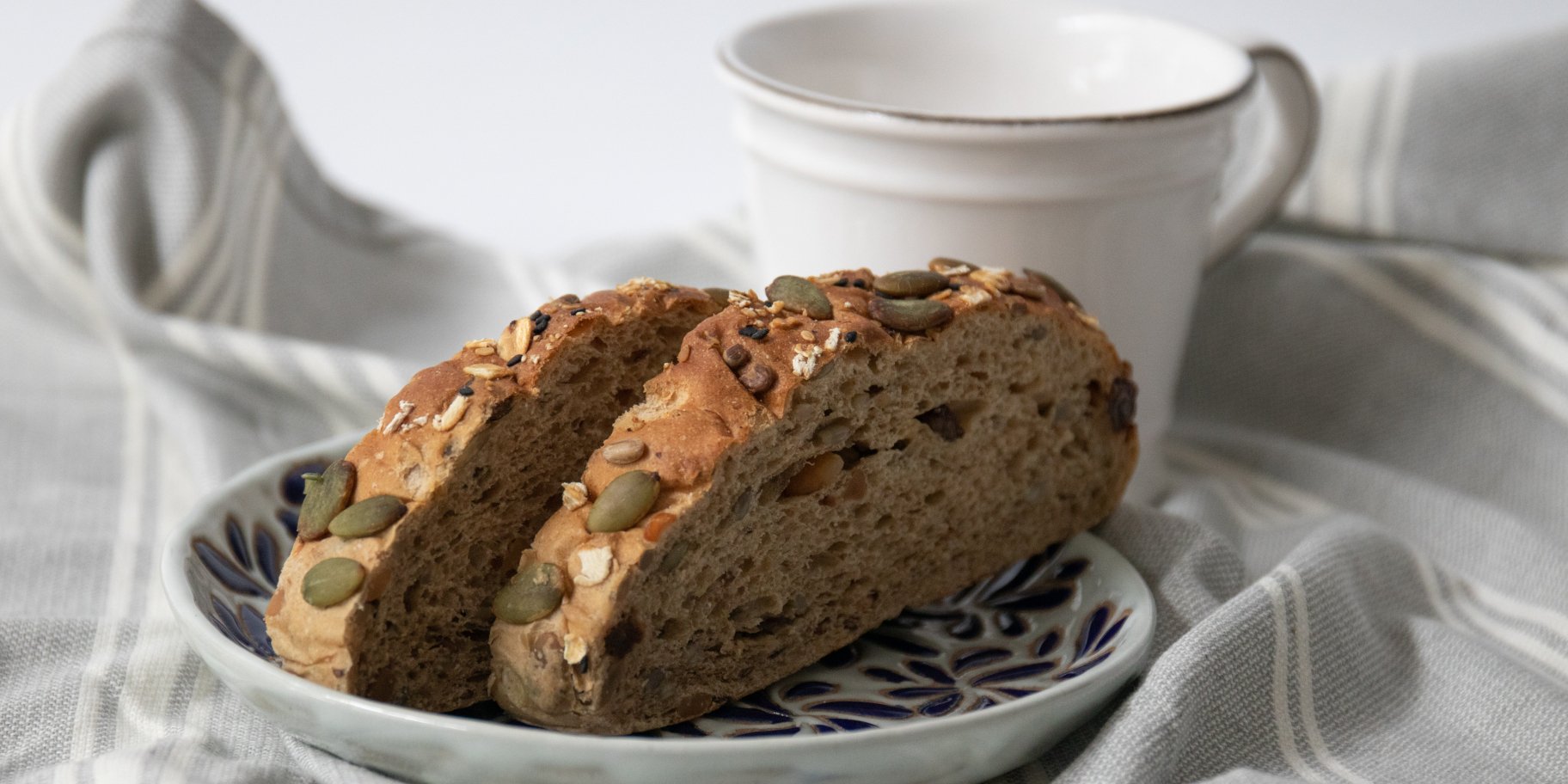 Лляний хліб в мікрохвильовці