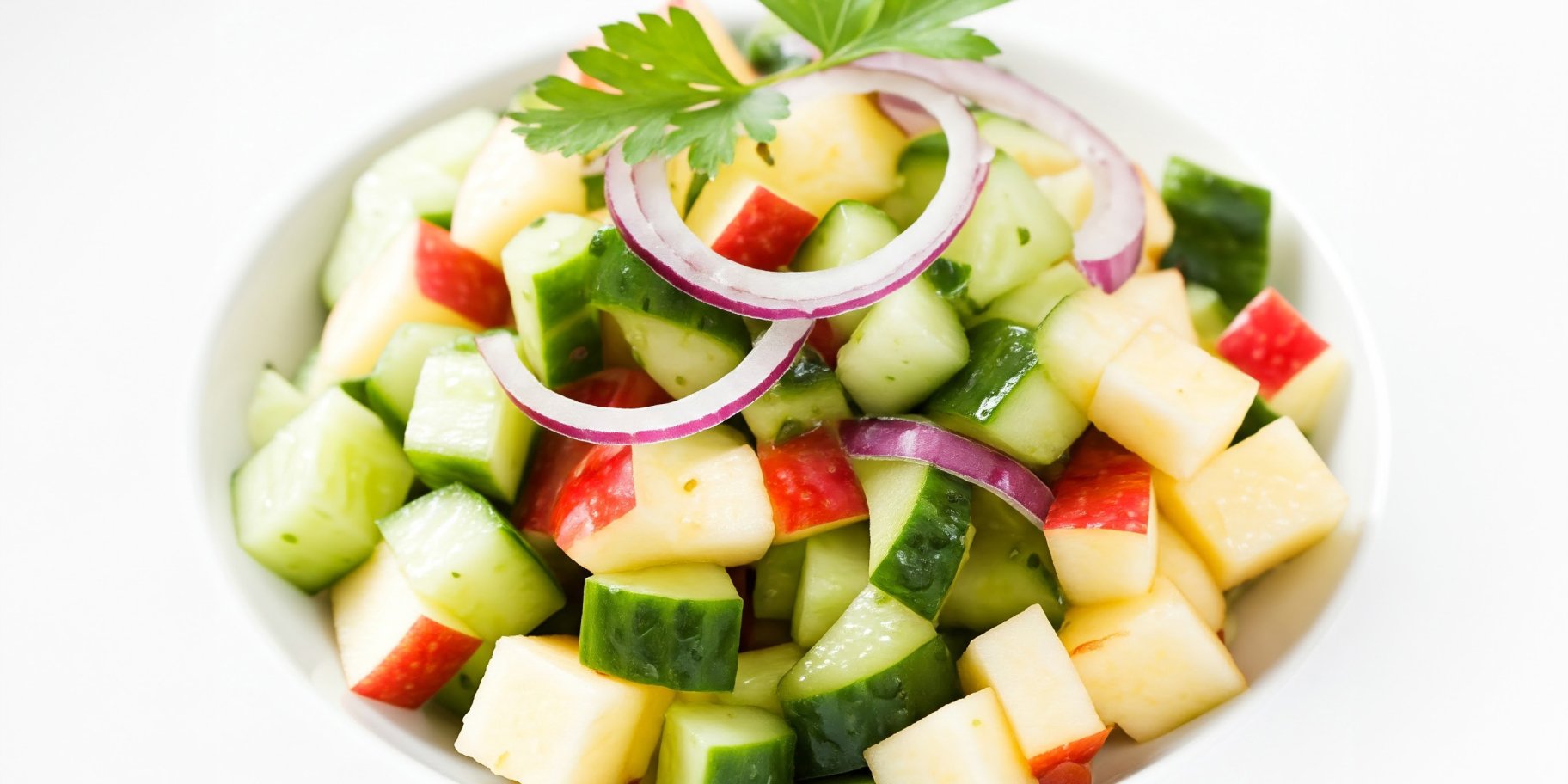 Салат з яблуками і цибулею