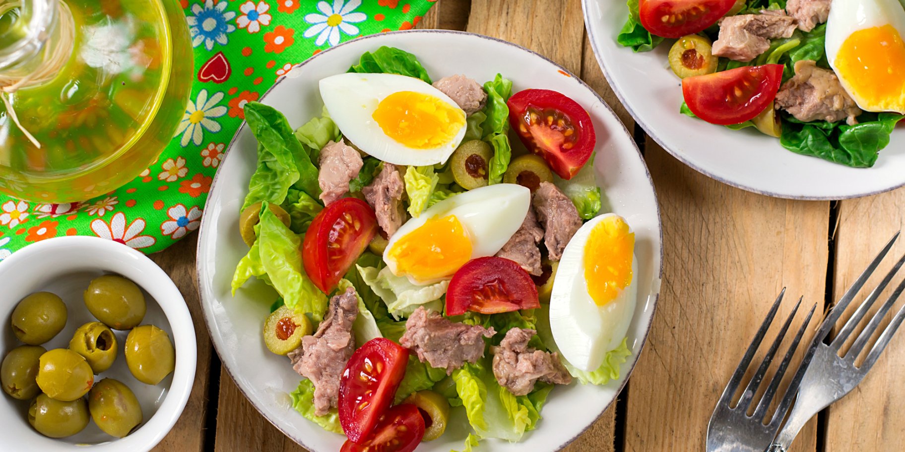 Салат з печінкою тріски