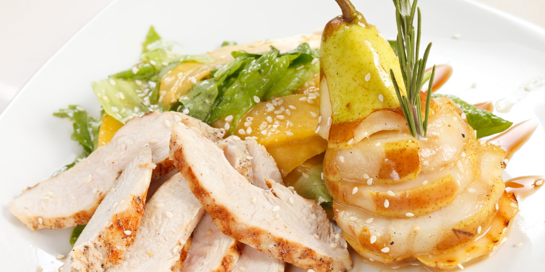 Курка з імбиром та грушею