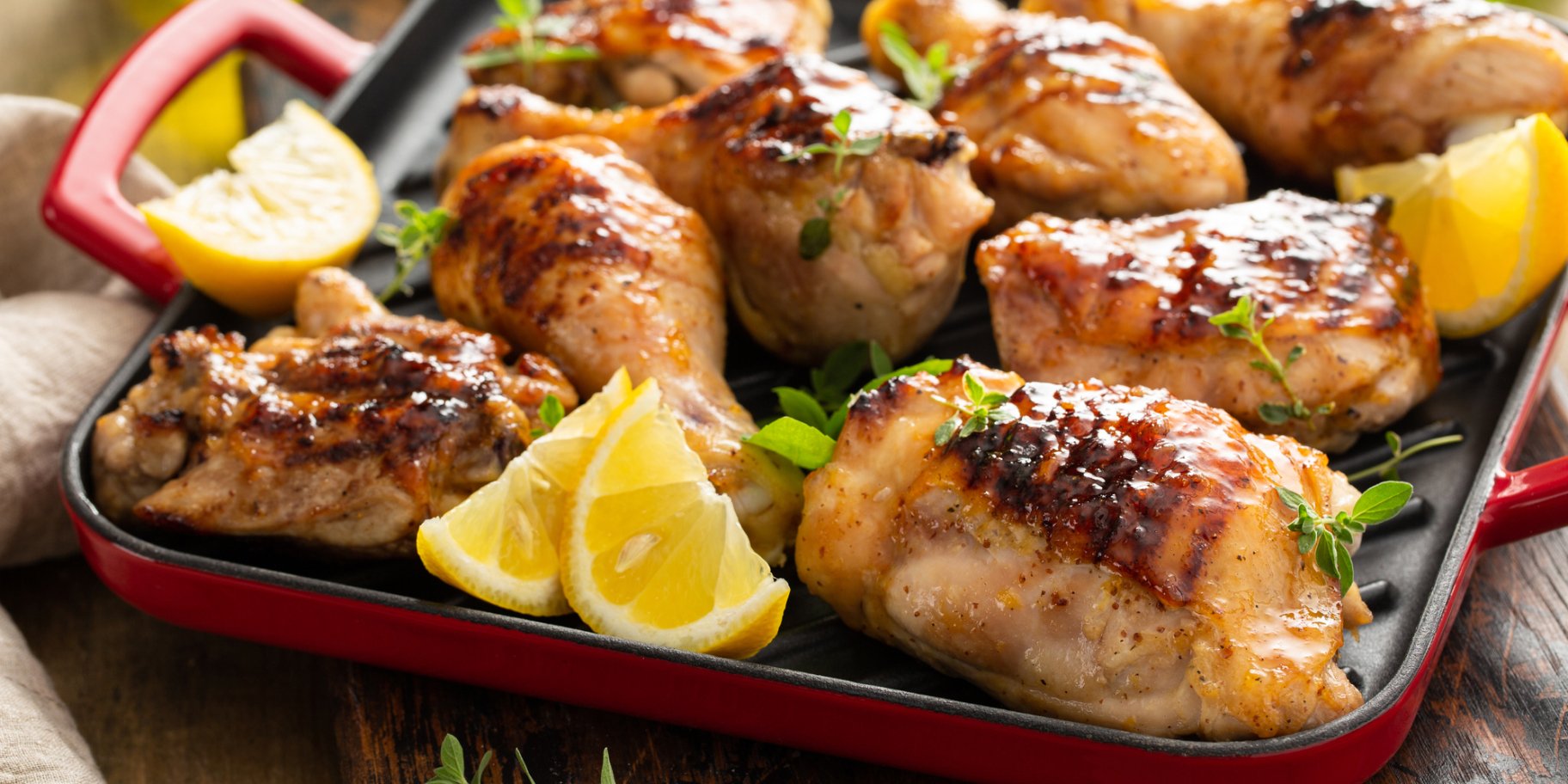 Жареные куриные голени на гриле