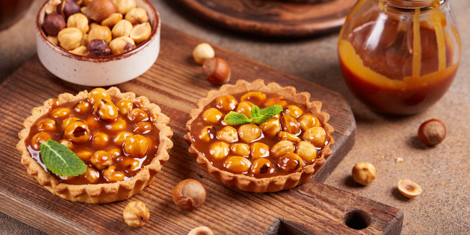 Тарталетки з фундуком і карамеллю - рецепт